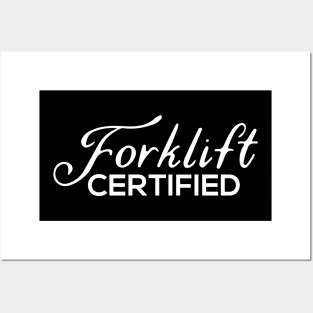 Forklift Certified Meme Posters and Art